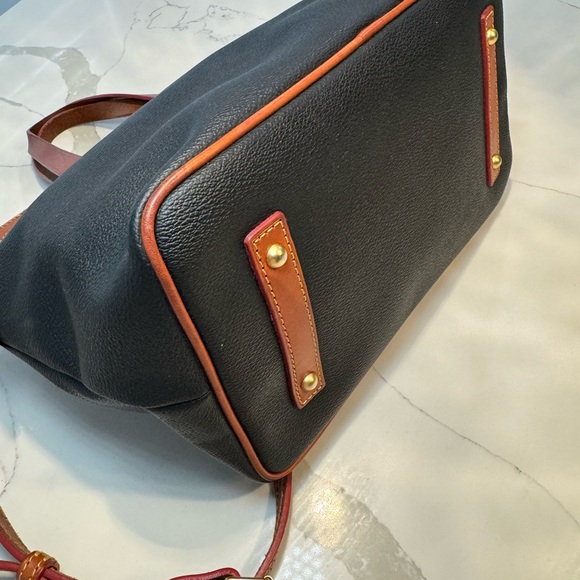 Dooney & Bourke Pebble Black and Brown Satchel Bag - Picture 9 of 15